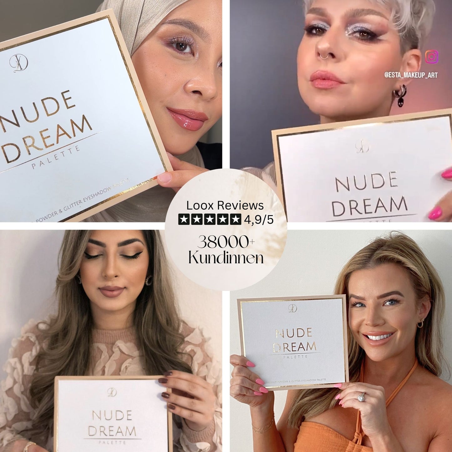 <img src="lidschatten-nude-dream.jpg" alt="Lidschatten-Palette 'NUDE DREAM' mit hochpigmentierten Nude-Farben in matten und schimmernden Tönen">