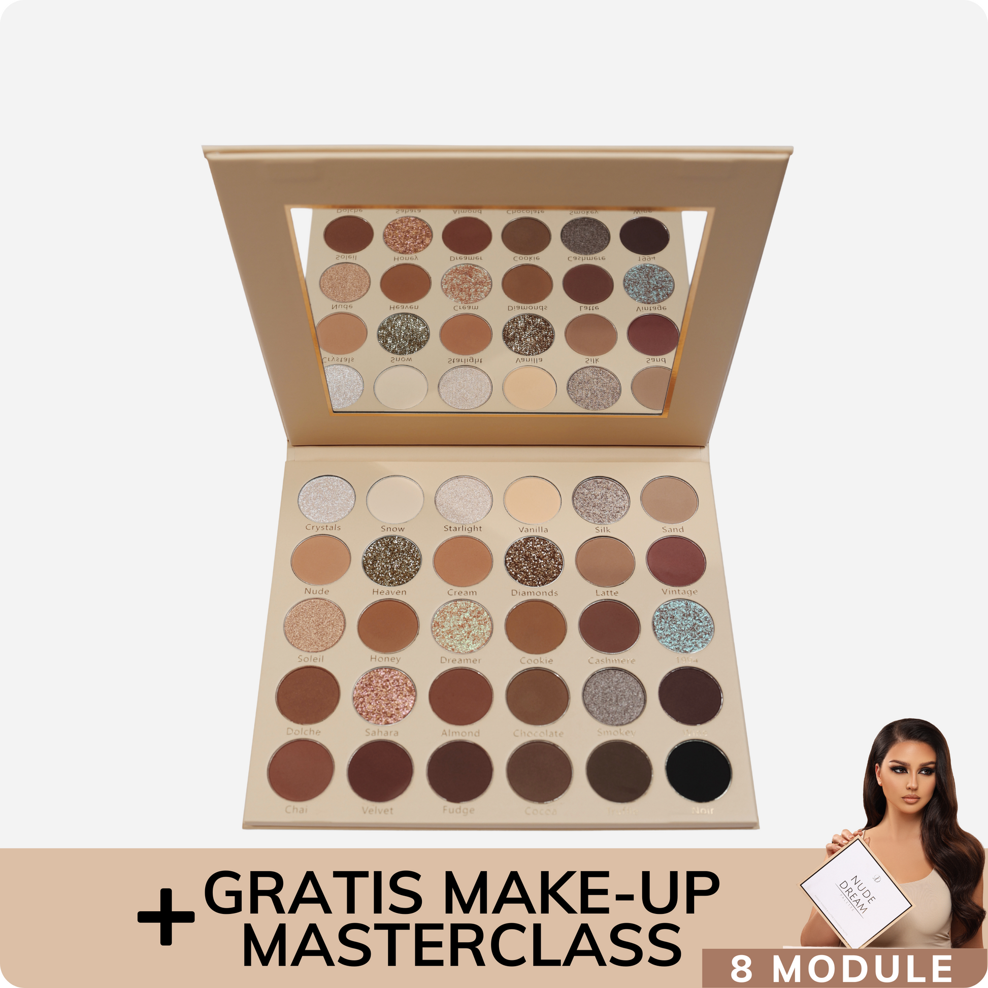 <img src="lidschatten-nude-dream.jpg" alt="Lidschatten-Palette 'NUDE DREAM' mit hochpigmentierten Nude-Farben in matten und schimmernden Tönen">