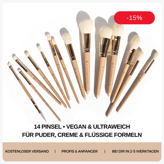 14 tlg. Pinsel-Set "NUDE DREAM"