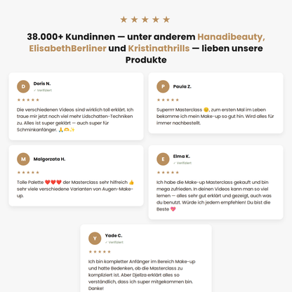 Online Make-Up Masterclass