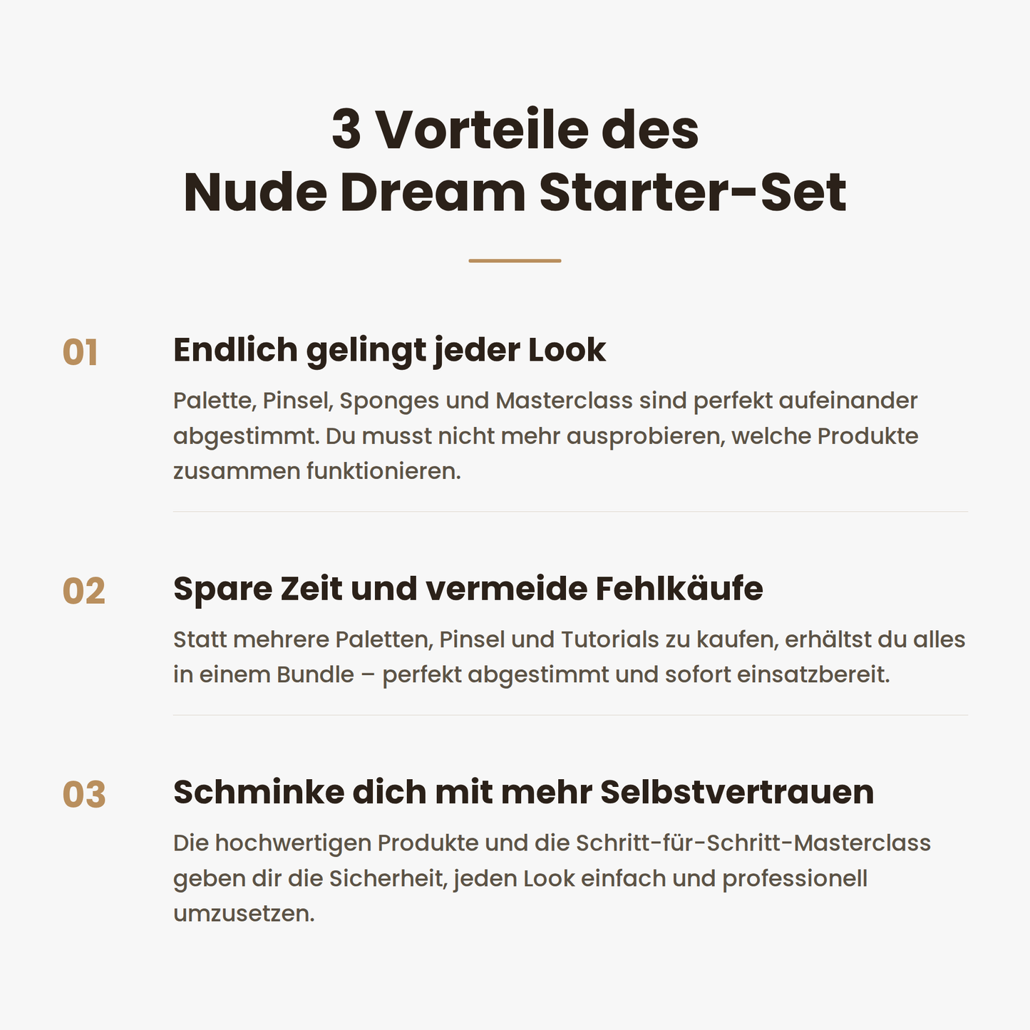 Starter-Set "NUDE DREAM"