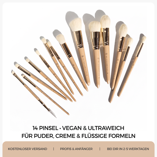 14 tlg. Pinsel-Set "NUDE DREAM"